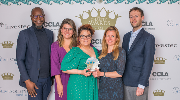 Freedom from Torture takes top prize at the Charity Awards 2023